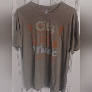 Next Level City Of Music   XL Tshirt
